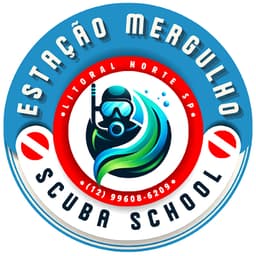 ESTAÇÃO MERGULHO SCUBA SCHOOL logo