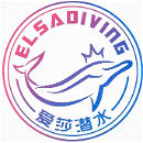爱莎潜水 logo