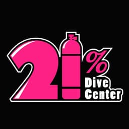 21% 潜水中心 logo